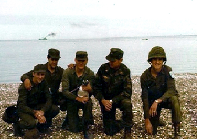 Un grupo de Infantes de Marina decide la suerte del pingüino.