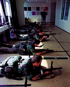 Weapons training was a daily event on board ship